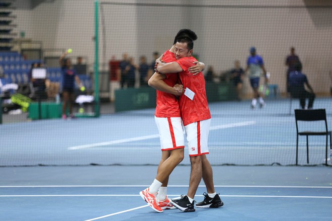 Quần vợt Việt Nam vô địch Davis Cup, thăng hạng lên nhóm II châu Á - Thái Bình Dương - Ảnh 3.