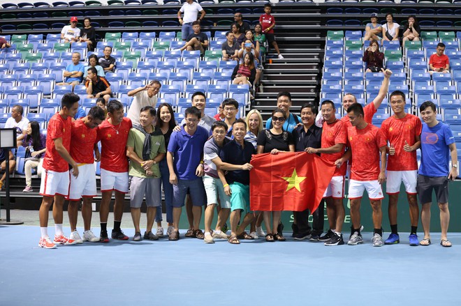 Quần vợt Việt Nam vô địch Davis Cup, thăng hạng lên nhóm II châu Á - Thái Bình Dương - Ảnh 5.