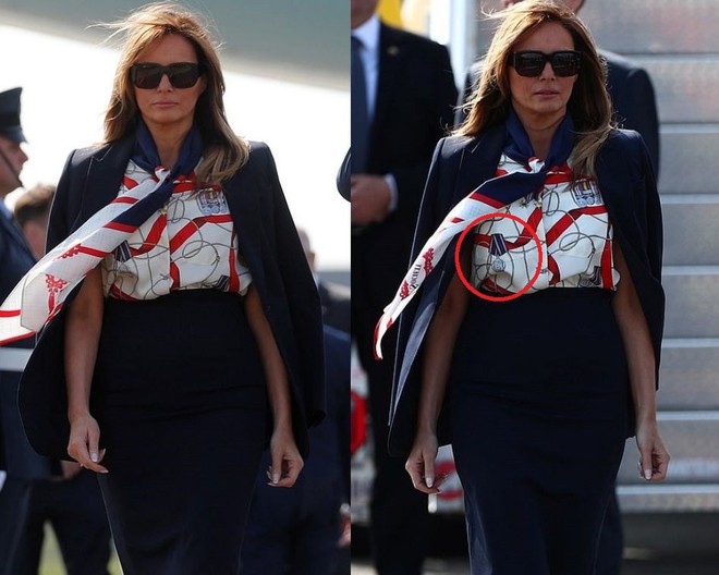 Không phải ngẫu nhiên mà bà Melania Trump chọn thiết kế gần 20 triệu của Burberry khi sang thăm Vương quốc Anh - Ảnh 6.