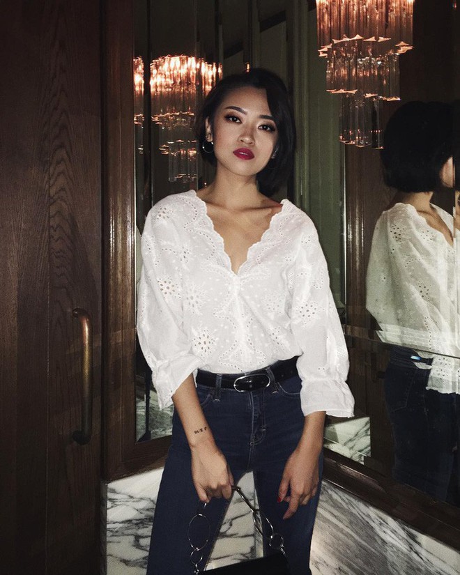 Sơmi + jeans: Những c&aacute;ch mix&match gi&uacute;p n&agrave;ng 30 c&acirc;n hết thảy mọi phong c&aacute;ch tr&ecirc;n đời - Ảnh 4.