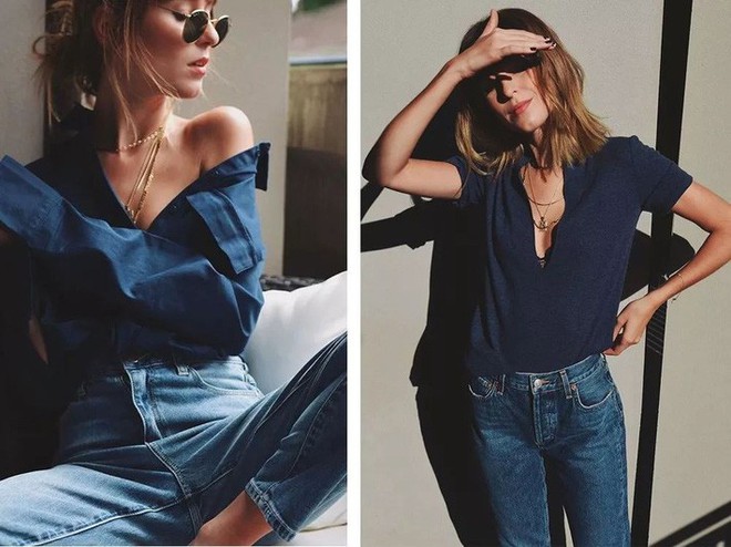 Sơmi + jeans: Những c&aacute;ch mix&match gi&uacute;p n&agrave;ng 30 c&acirc;n hết thảy mọi phong c&aacute;ch tr&ecirc;n đời - Ảnh 5.