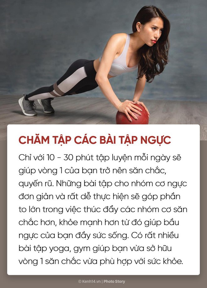 6 bí kíp nhỏ mà có võ để con gái sở hữu vòng 1 săn chắc đáng ngưỡng mộ - Ảnh 5.