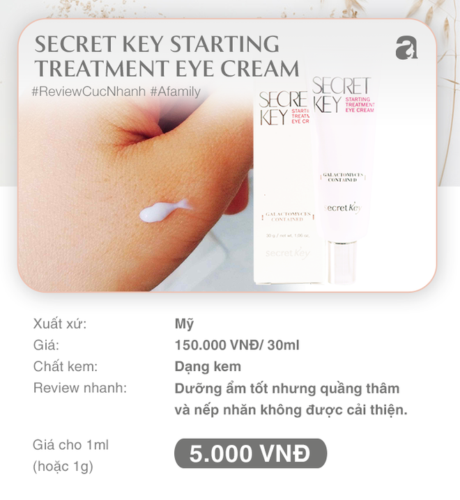 Review nhanh 10 lọ kem mắt: Gi&aacute; chỉ từ 150k nhưng bất ngờ nhất l&agrave; loại đắt chưa chắc tốt hơn loại rẻ - Ảnh 1.