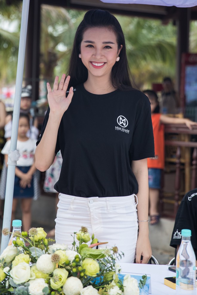 Bình An - Phương Nga diện giày đôi, cùng hội Hoa hậu tiếp lửa cho thí sinh Miss World Việt chinh chiến Người đẹp thể thao - Ảnh 3.