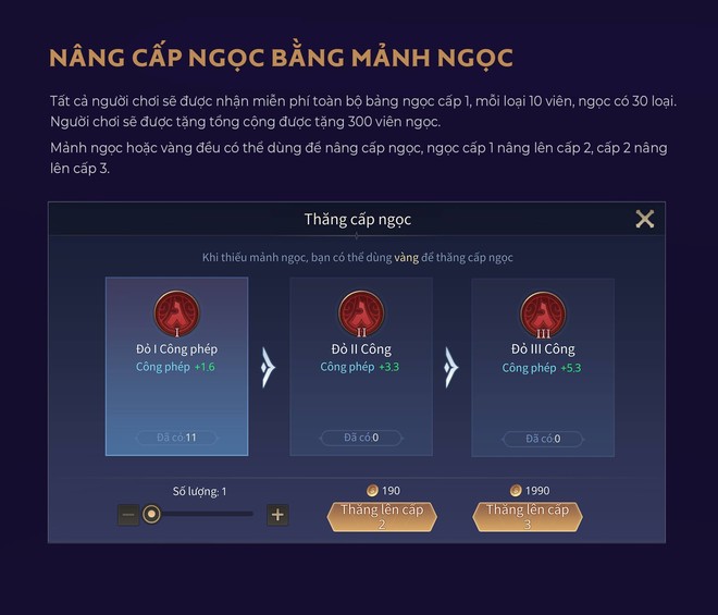 Chi tiết nhất về bảng ngọc Liên Quân Mobile phiên bản chiến trường 3.0: Level 7 mở toàn bộ ô ngọc, tên đồng nhất, thuộc tính không đổi - Ảnh 4.