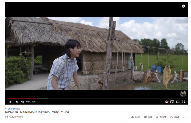 Sóng Gió của Jack và K-ICM lên top1 Trending Youtube, Hãy Trao Cho Anh lần đầu nhường ngôi sau 13 ngày. - Ảnh 1.