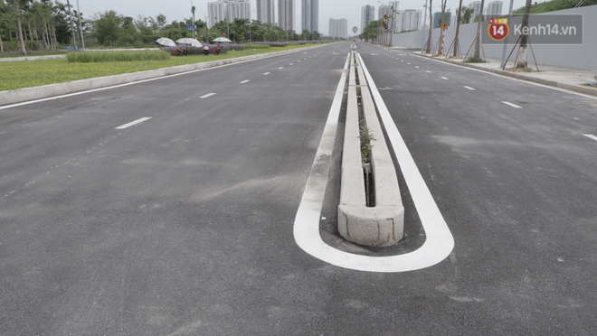 Clip, ảnh: Toàn cảnh tuyến đường mới với 8 làn xe, mạch xương sống nối liền 3 quận ở Hà Nội - Ảnh 8.
