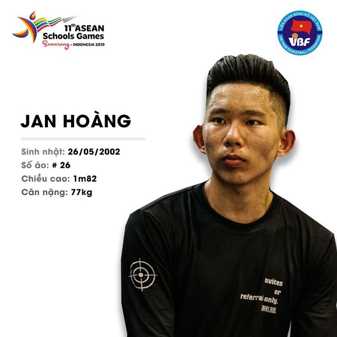 Điểm danh 12 gương mặt xuất sắc nhất của tuyển bóng rổ nam U18 Việt Nam tại ASEAN Schools Games 2019 - Ảnh 13.