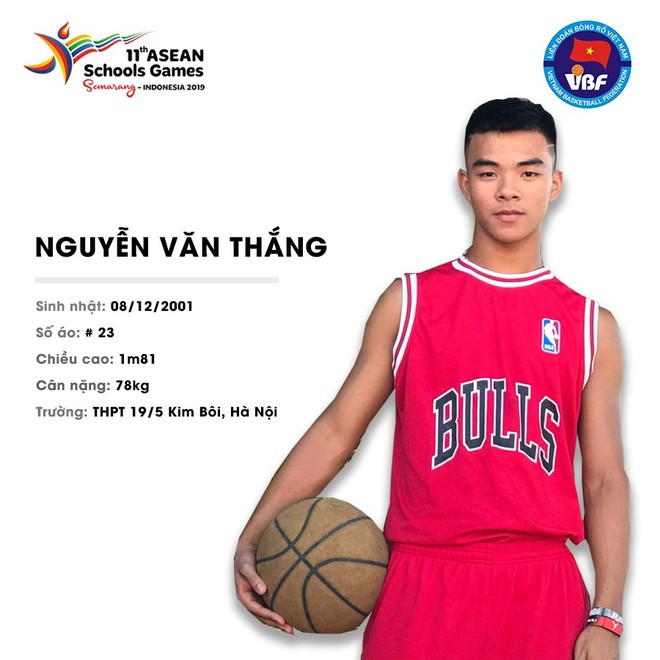 Điểm danh 12 gương mặt xuất sắc nhất của tuyển bóng rổ nam U18 Việt Nam tại ASEAN Schools Games 2019 - Ảnh 5.