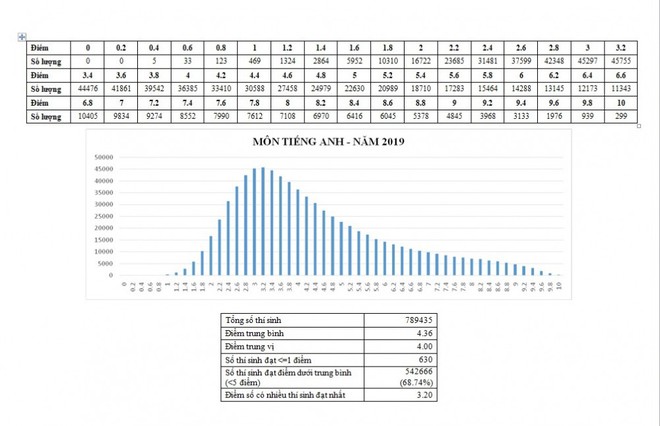 Top các tỉnh có thí sinh đạt điểm trên 9,75 môn tiếng Anh THPT Quốc gia 2019 - Ảnh 1.