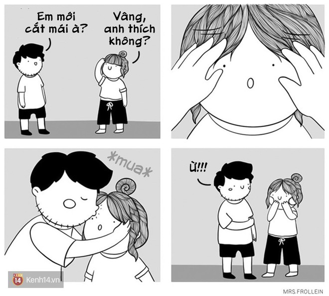 Bộ tranh: T&igrave;nh y&ecirc;u d&iacute;nh v&ocirc; l&agrave; to&agrave;n rắc rối nhưng lắm l&uacute;c lại dễ thương lạ l&ugrave;ng - Ảnh 5.