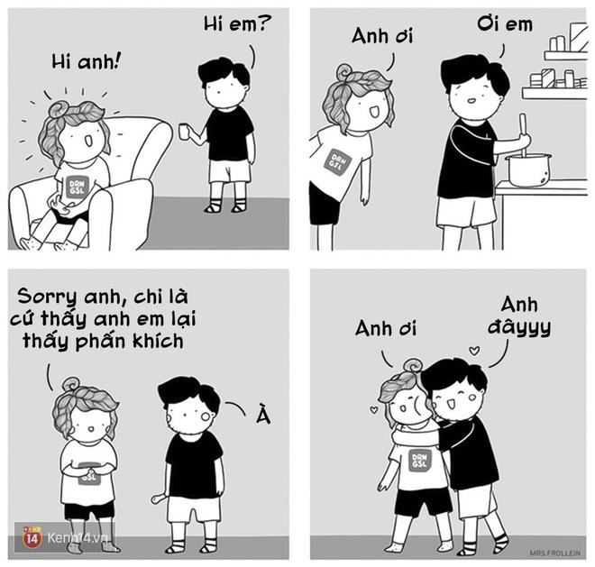 Bộ tranh: T&igrave;nh y&ecirc;u d&iacute;nh v&ocirc; l&agrave; to&agrave;n rắc rối nhưng lắm l&uacute;c lại dễ thương lạ l&ugrave;ng - Ảnh 11.