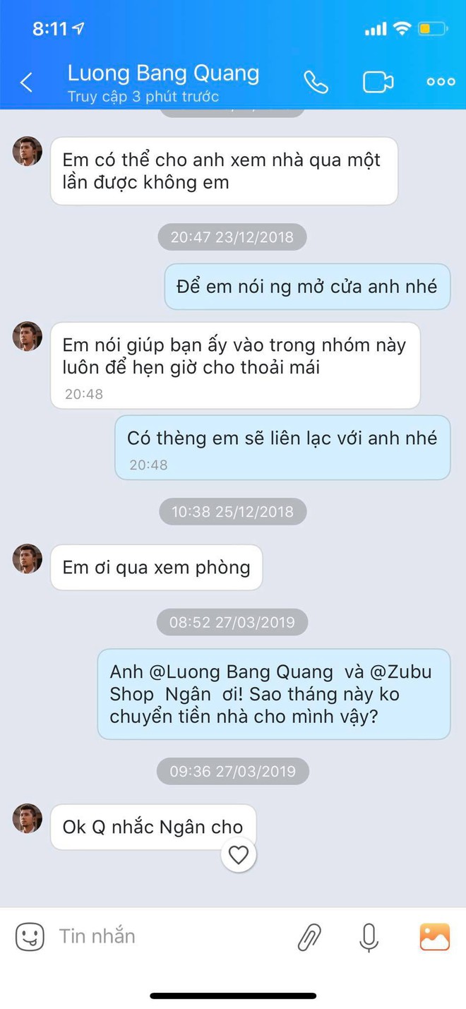 Bị tố quỵt tiền thuê nhà và ở bẩn, Ngân 98 lên mạng nói có người hại mình còn Lương Bằng Quang chỉ chờ để lấy lại đồ nội thất đã sắm cho tình cũ - Ảnh 4.