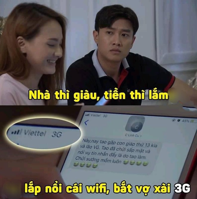 Khán giả Về Nhà Đi Con tranh cãi: Nhà Vũ giàu nhưng tại sao lại không cho Thư dùng wifi mà phải mở 3G? - Ảnh 2.