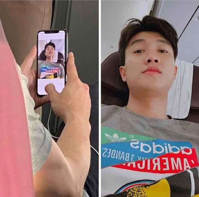 Sức hút của Quốc Trường sau “Về nhà đi con”: Ngồi selfie trên máy bay cũng bị fan theo sát chụp lén - Ảnh 1.