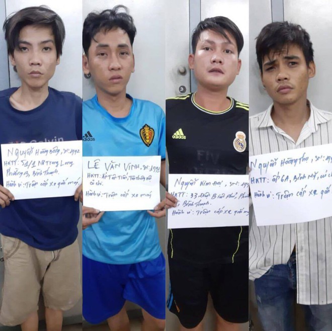 Bắt băng nhóm nghiện ma tuý chuyên trộm cắp tài sản ở nhiều quận huyện của Sài Gòn - Ảnh 1.