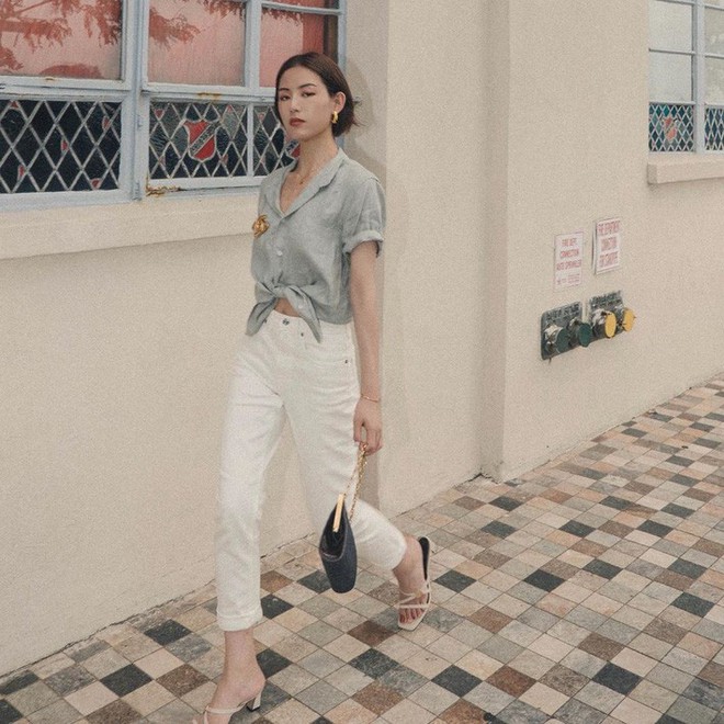 Street style Châu Á: 15 set đồ từ hoa hoét cho đến trơn màu đủ sức cân cả mùa hè 2019 - Ảnh 15.