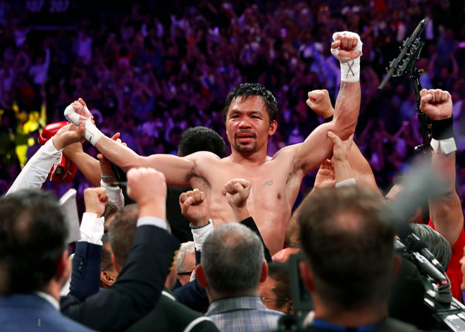 Huyền thoại Manny Pacquiao đánh như lên đồng ở tuổi 40, làm nhà vô địch bất bại người Mỹ phải câm lặng - Ảnh 10.