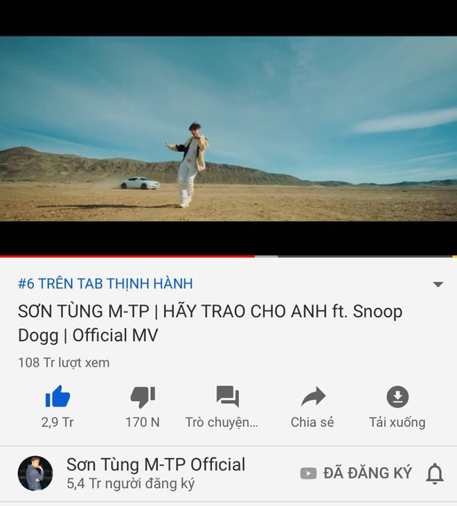 Đồng loạt tung sản phẩm trở lại, thứ hạng Top Trending của loạt mỹ nam đ&igrave;nh đ&aacute;m nhất nhạc Việt hiện tại ra sao? - Ảnh 3.