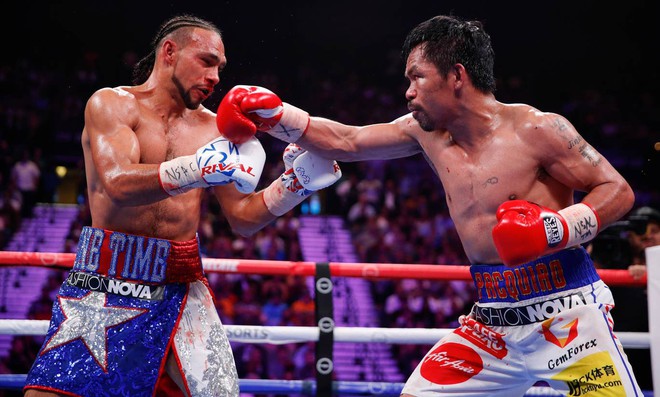 Huyền thoại Manny Pacquiao đánh như lên đồng ở tuổi 40, làm nhà vô địch bất bại người Mỹ phải câm lặng - Ảnh 5.