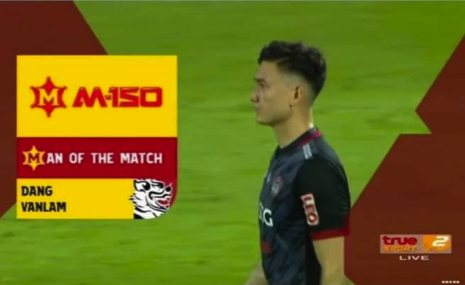 Muangthong United thắng sát nút, Lâm Tây nhận danh hiệu cầu thủ xuất sắc nhất trận - Ảnh 2.