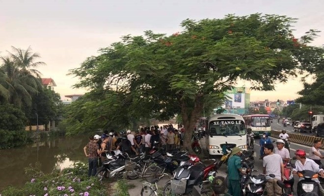 Ph&aacute;t hiện thi thể người đ&agrave;n &ocirc;ng nổi tr&ecirc;n s&ocirc;ng Chanh Dương, Hải Ph&ograve;ng - Ảnh 1.