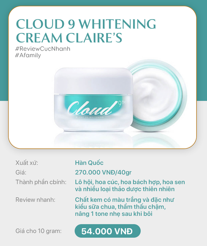 Ph&acirc;n v&acirc;n kh&ocirc;ng biết mua kem dưỡng s&aacute;ng loại n&agrave;o, bạn h&atilde;y đọc ngay review nhanh 10 lọ kem gi&aacute; từ rẻ đến đắt - Ảnh 4.