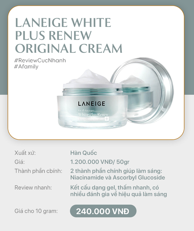 Ph&acirc;n v&acirc;n kh&ocirc;ng biết mua kem dưỡng s&aacute;ng loại n&agrave;o, bạn h&atilde;y đọc ngay review nhanh 10 lọ kem gi&aacute; từ rẻ đến đắt - Ảnh 9.