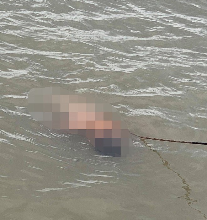 Người thuyền chài phát hiện thi thể bé trai nổi trên sông Cấm ở Hải Phòng - Ảnh 1.