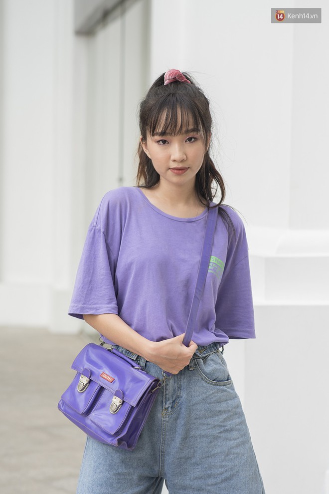 Street style 2 miền: các bạn trẻ mê mệt màu tím, quẩy được hàng loạt cây đồ xinh lịm tim  - Ảnh 6.