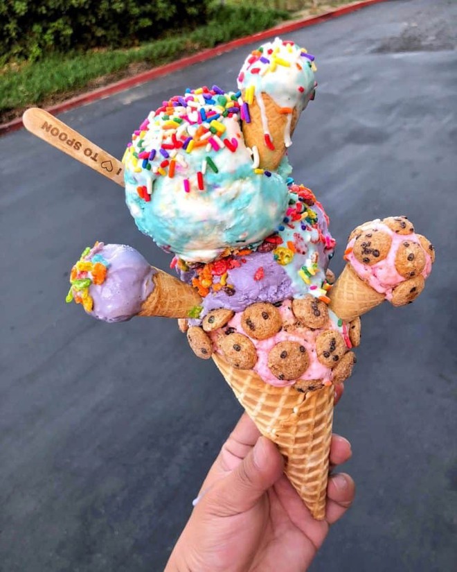 Nhìn như sản phẩm của một tay bán kem vụng về, nhưng đây lại là trend hot nhất Instagram tháng qua - Ảnh 3.