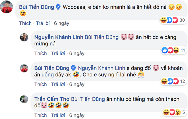 Bùi Tiến Dũng bị vợ Khánh Linh tố tham ăn, lại thêm một đôi vợ chồng thích troll nhau cực lầy - Ảnh 2.