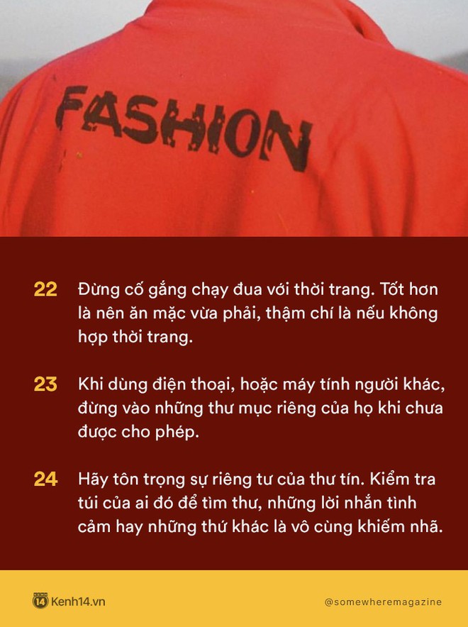 Không cần biết nhiều chỉ cần biết điều: Nằm lòng 30 quy tắc này để không bao giờ biến mình thành kẻ bất lịch sự - Ảnh 8.