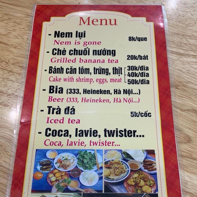 Dịch Menu: Bạn yêu thích đồ ăn nhưng gặp khó khăn khi đọc được menu tiếng Anh khi đi du lịch ở nước ngoài? Hãy giải quyết vấn đề này chỉ trong vài giây với công cụ dịch menu tiện ích. Chỉ với một thao tác đơn giản, bạn đã có thể dịch được menu đầy ngon miệng và chọn cho mình món ăn yêu thích.