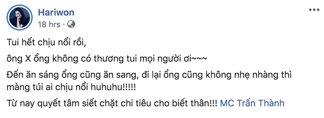 Mệt thay cho nhà Trấn Thành - Hari Won: Vợ thắt chặt chi tiêu, chồng quyết tâm tuyên chiến vì chiếc bụng đói! - Ảnh 3.