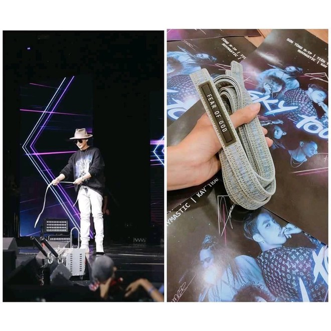 H&agrave;o ph&oacute;ng tặng fan hẳn h&agrave;ng hiệu, mỗi tội chiếc thắt lưng chỉ c&oacute; gi&aacute; trị khi đi c&ugrave;ng... quần của Sơn T&ugrave;ng - Ảnh 3.