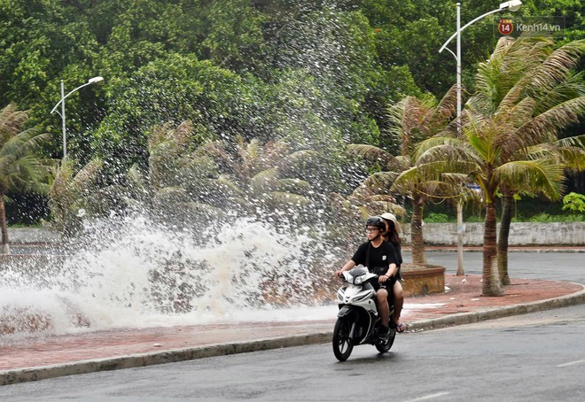 Bão số 2: Sóng biển dâng cao ở Hải Phòng, Quảng Ninh khẩn trương sơ tán người dân lên bờ - Ảnh 3.