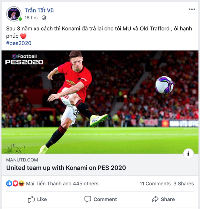 Manchester United chính thức trở lại trong PES 2020: Fan Quỷ Đỏ mãn nhãn với sân bãi và các ngôi sao đẹp như mơ - Ảnh 5.