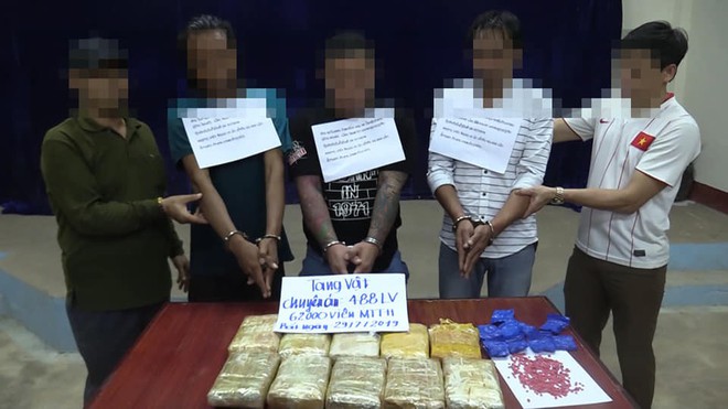 Chặn đứng l&ocirc; h&agrave;ng 62.000 vi&ecirc;n ma t&uacute;y trước khi từ L&agrave;o v&agrave;o Việt Nam - Ảnh 1.
