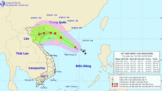 Ngày mai áp thấp nhiệt đới mạnh lên thành bão số 3, đổ bộ trực tiếp từ Quảng Ninh đến Nam Định - Ảnh 1.