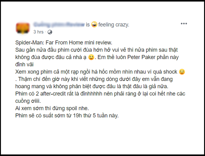 MXH ồ ạt phấn khích khen Far From Home nhiệt liệt: After credit đỉnh của đỉnh, bộ phim tràn ngập cú lừa! - Ảnh 4.