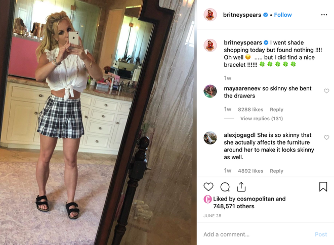 Instagram ngã cây nhất Hollywood gọi tên Britney Spears: Cute hột me cho đến bóp bụng méo cả tủ, đó là style của chị - Ảnh 4.