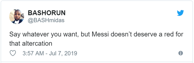 Cộng đồng mạng bất bình, phẫn nộ khi chứng kiến Messi phải nhận chiếc thẻ đỏ gây tranh cãi - Ảnh 5.