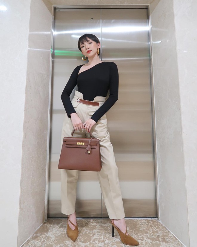 Đụng h&agrave;ng với 2 n&agrave;ng c&aacute; t&iacute;nh như T&oacute;c Ti&ecirc;n v&agrave; Ho&agrave;ng Th&ugrave;y, xem ra Đỗ Mỹ Linh tự l&agrave;m kh&oacute; m&igrave;nh rồi - Ảnh 4.