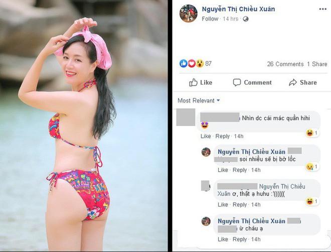 Diện bikini gợi cảm nhường vậy nhưng NSƯT Chiều Xu&acirc;n lại mắc lỗi trang phục giống Ngọc Trinh v&agrave; Meghan Markle - Ảnh 3.