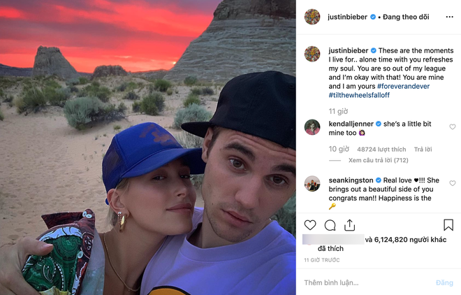 Hậu tin đồn ngoại tình, vợ chồng Justin Bieber – Hailey Baldwin ngọt ngào tận hưởng kỷ niệm một năm ngày đính hôn - Ảnh 4.