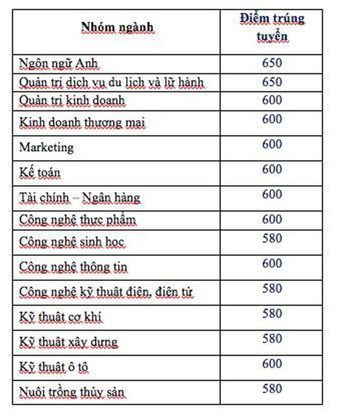 Trường Đại học đầu tiên công bố điểm chuẩn dự kiến: Chỉ từ 5,5-6,7 điểm là đỗ - Ảnh 3.