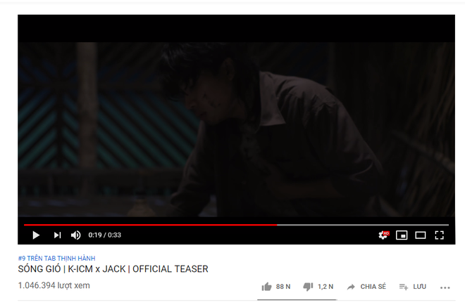 Tròn 24h, Jack và K-ICM chính thức nhập hội Sơn Tùng và Chi Pu, ghi tên vào CLB teaser triệu view của Vpop! - Ảnh 1.