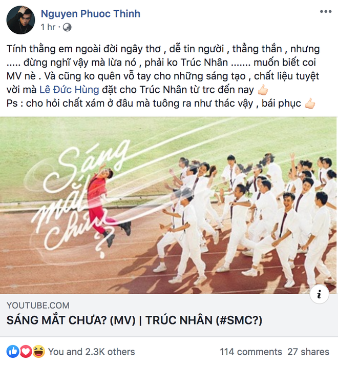 Làm MV đam mỹ trá hình quá khéo, Noo Phước Thịnh, Tóc Tiên và dân mạng khiến Trúc Nhân sáng mắt vì được khen hết lời - Ảnh 2.