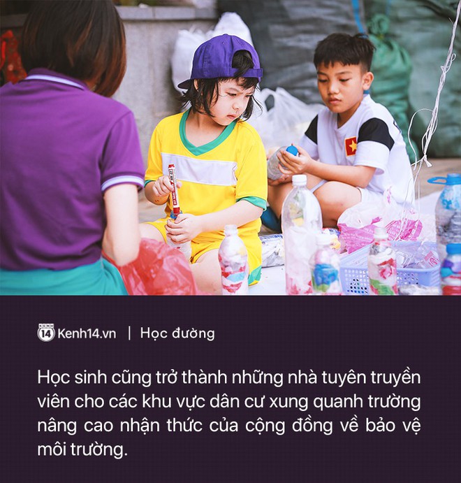 Ở Hà Nội có một ngôi trường đã nhiều năm không thả bóng bay ngày khai giảng, bảo vệ môi trường là phương châm giáo dục chính - Ảnh 4.